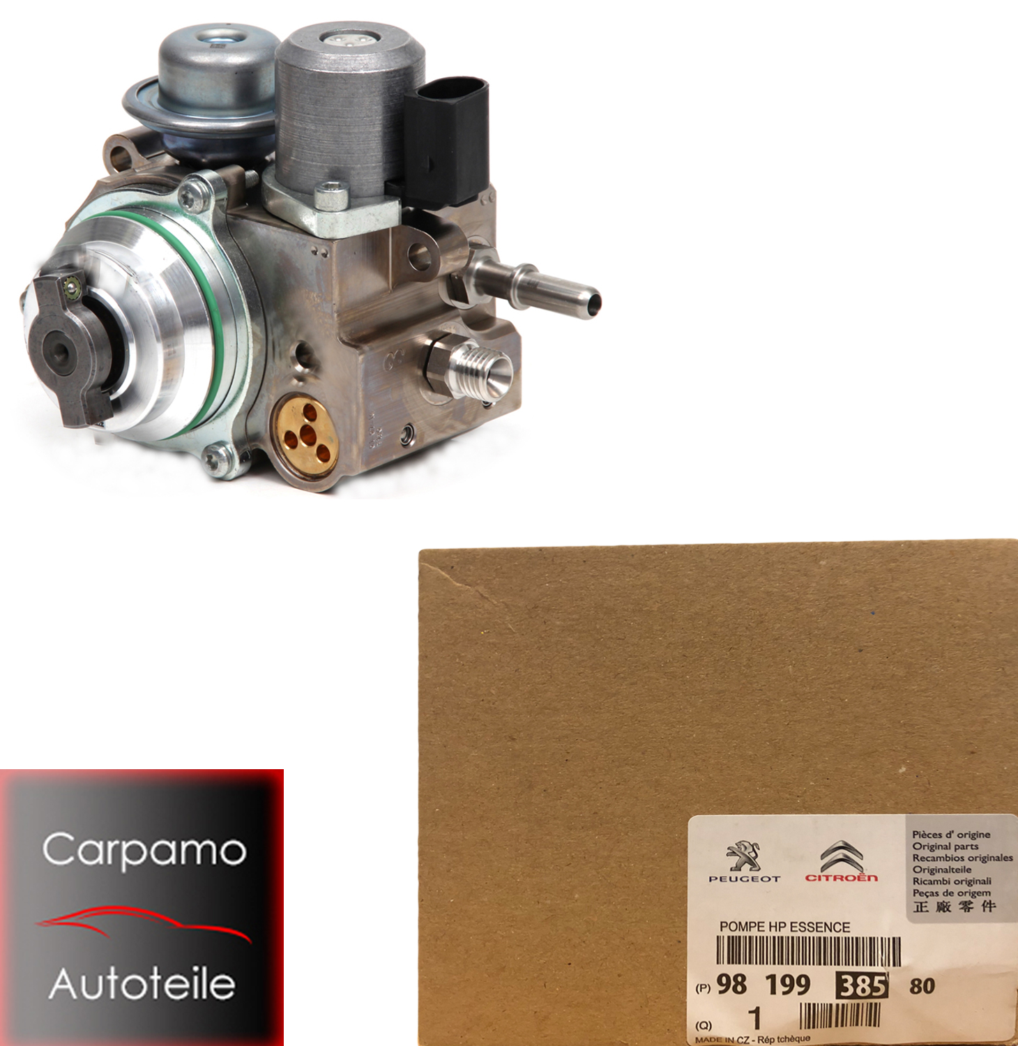 Hochdruck-Kraftstoffpumpe 9819938480 - Kompatibel Für BMW & Peugeot